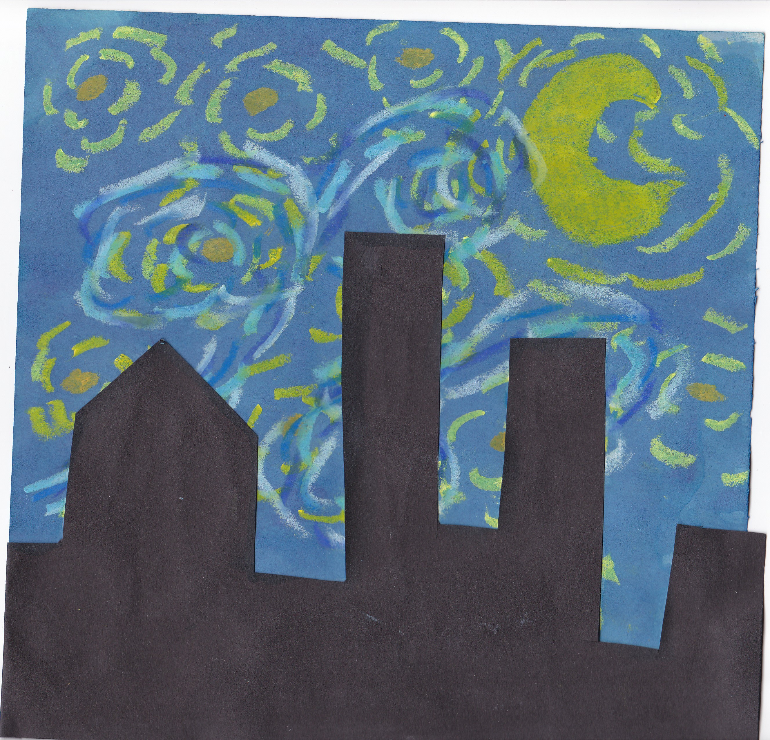 van gogh first starry night