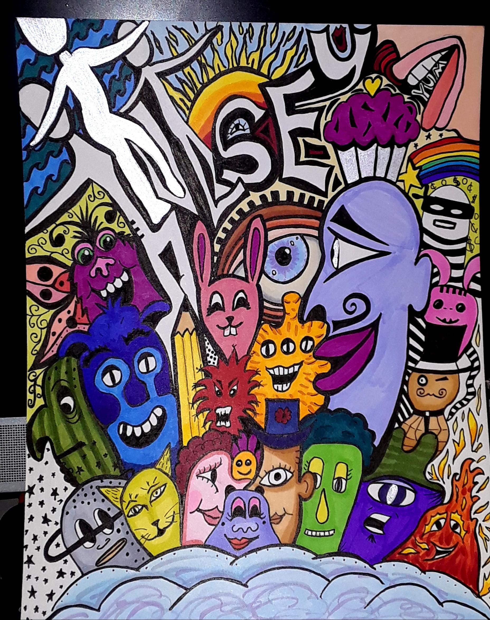Featured image of post Doodle Vexx Characters Doodleart doodles artmarkers art a4 vexx marker art doddle