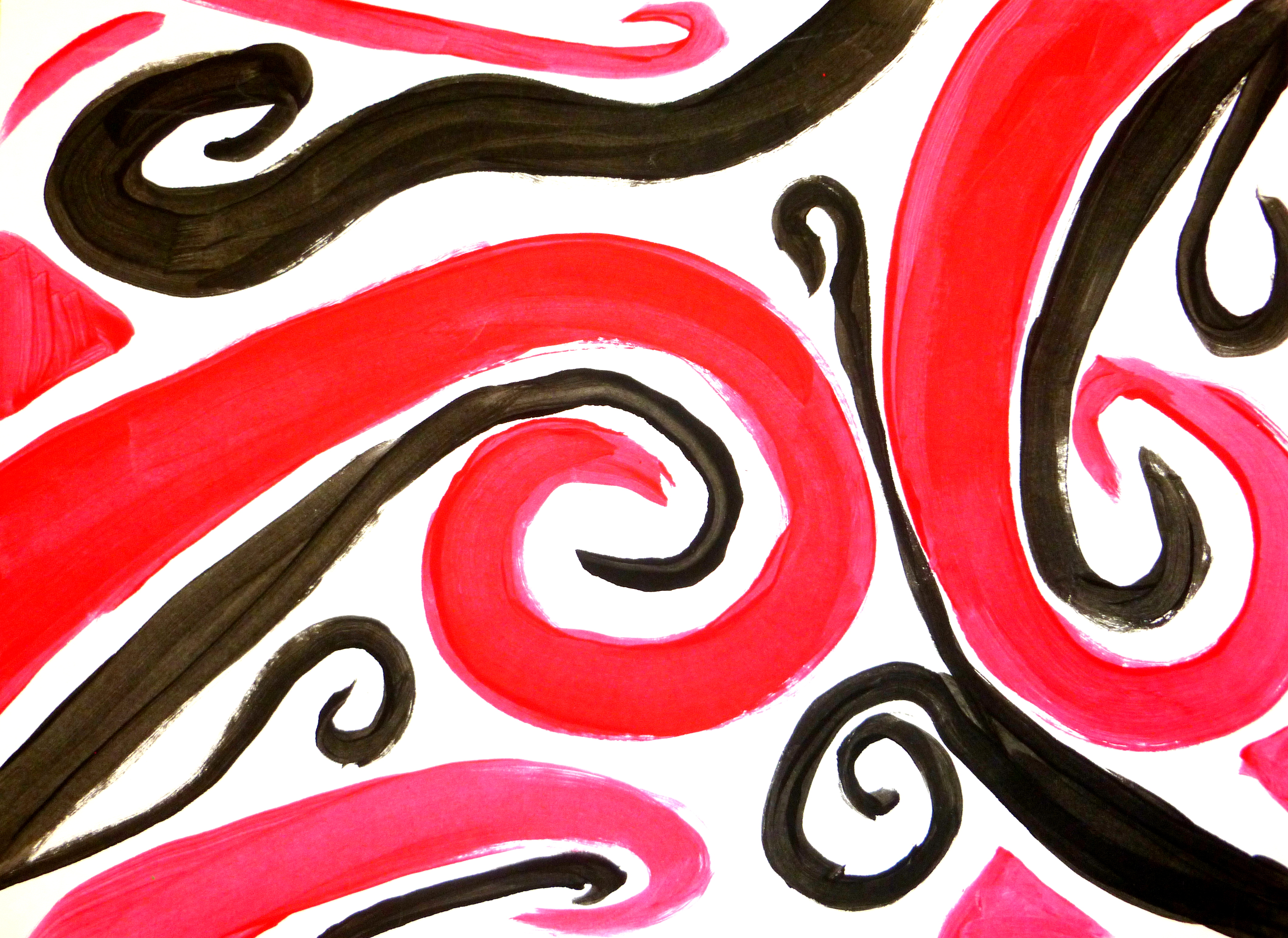 maori koru art