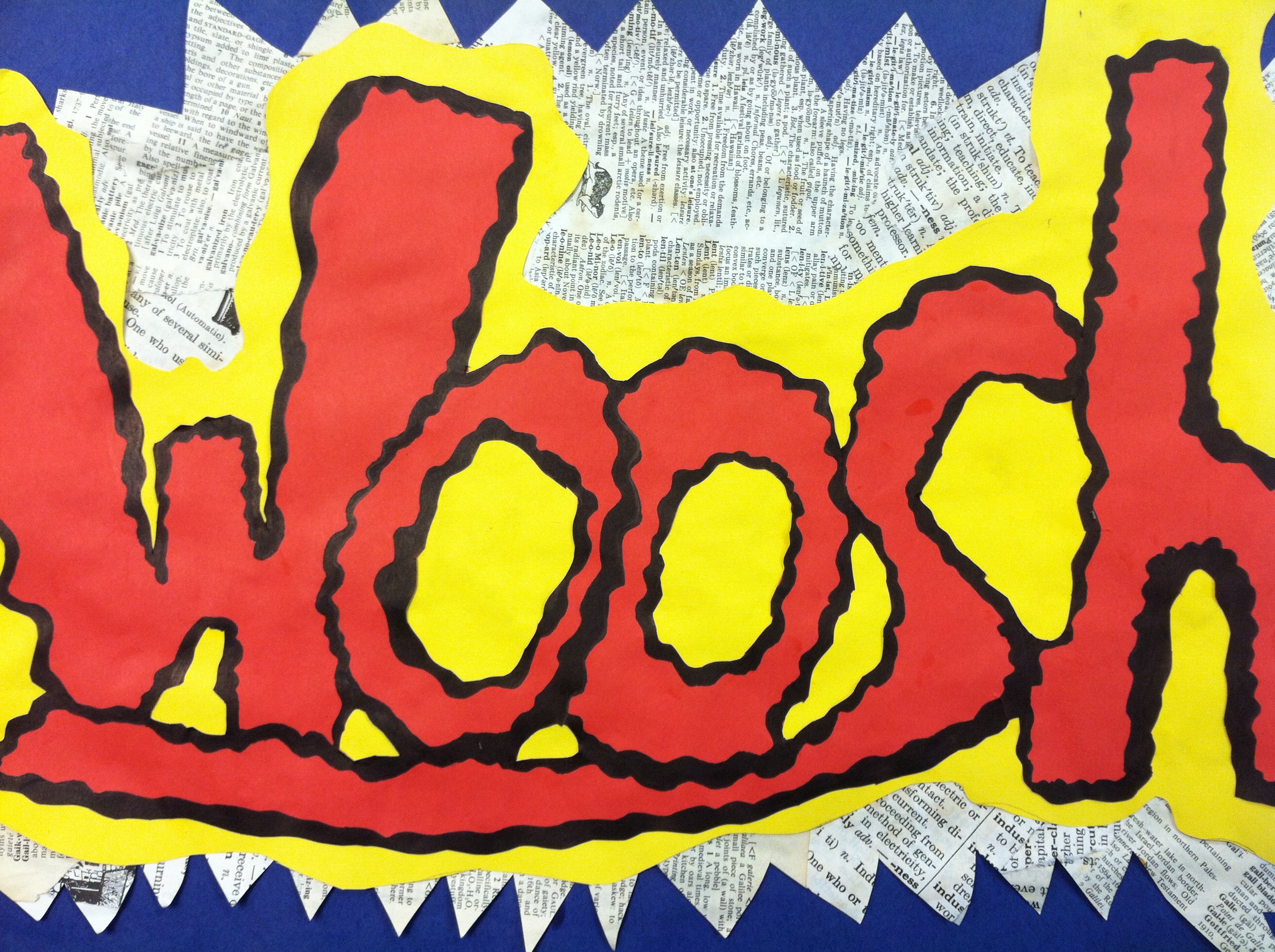 onomatopoeia art lesson