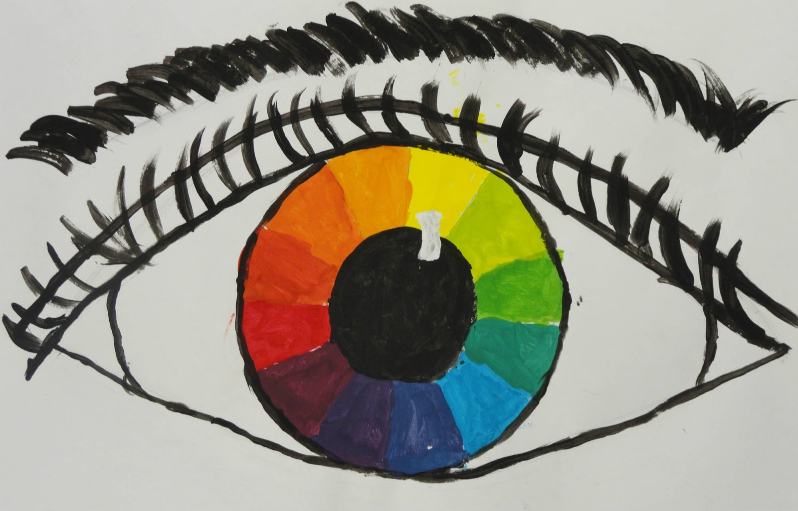 The color wheel, How to draw a colour wheel