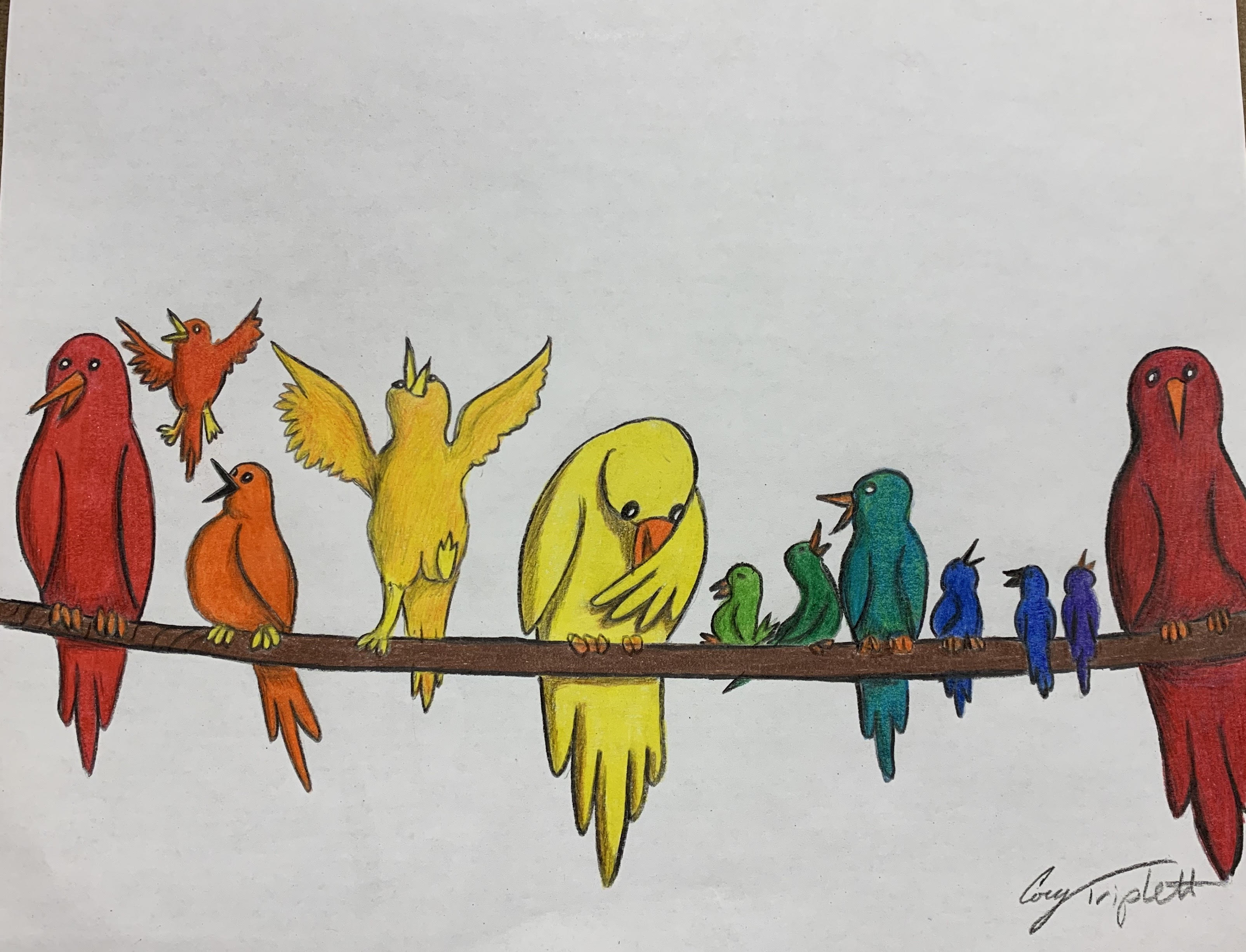 The smARTteacher Resource: Color Wheel Birds